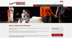 Desktop Screenshot of neglectedmusicals.com.au